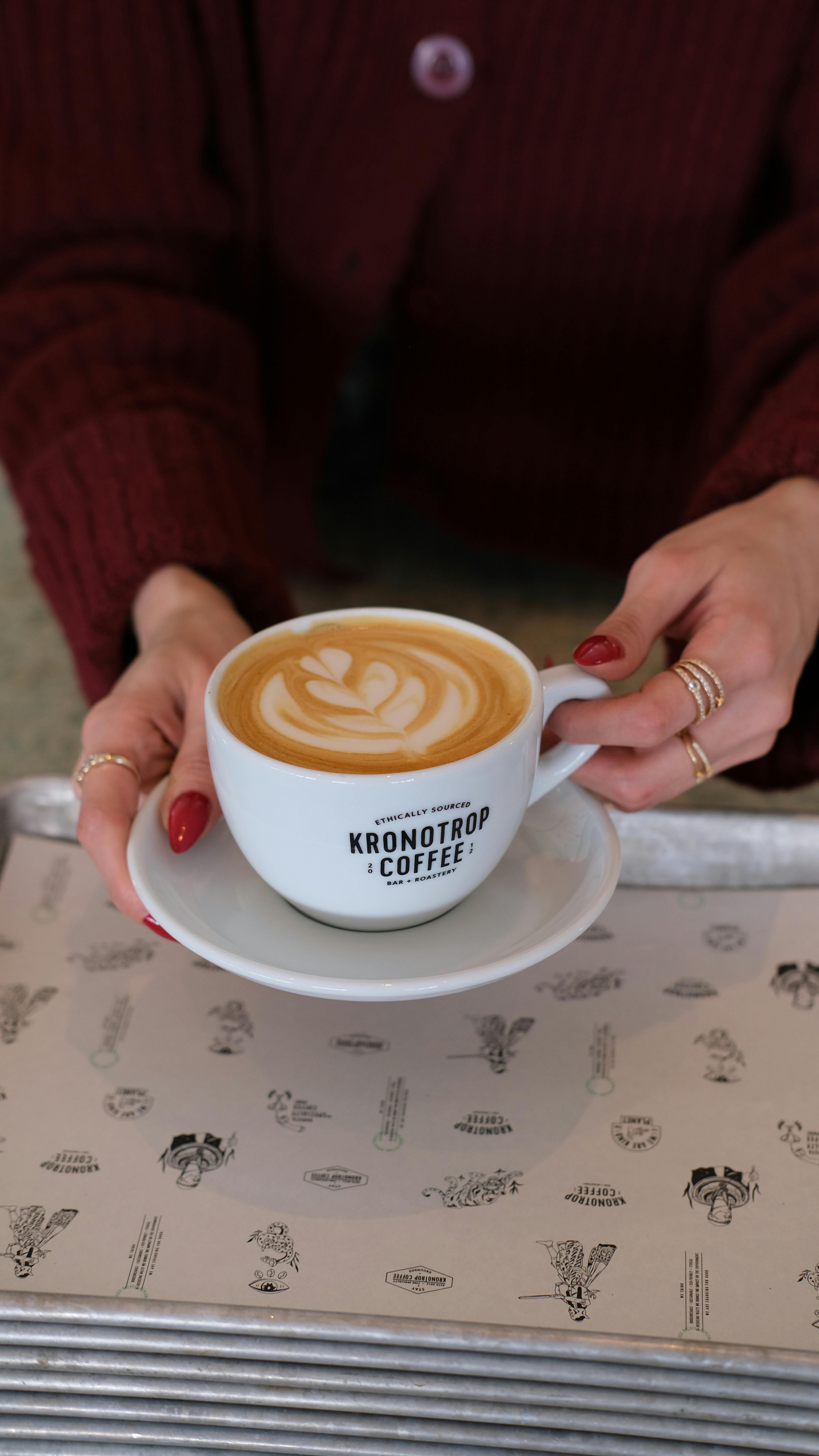 Interiør hos Kronotop Café